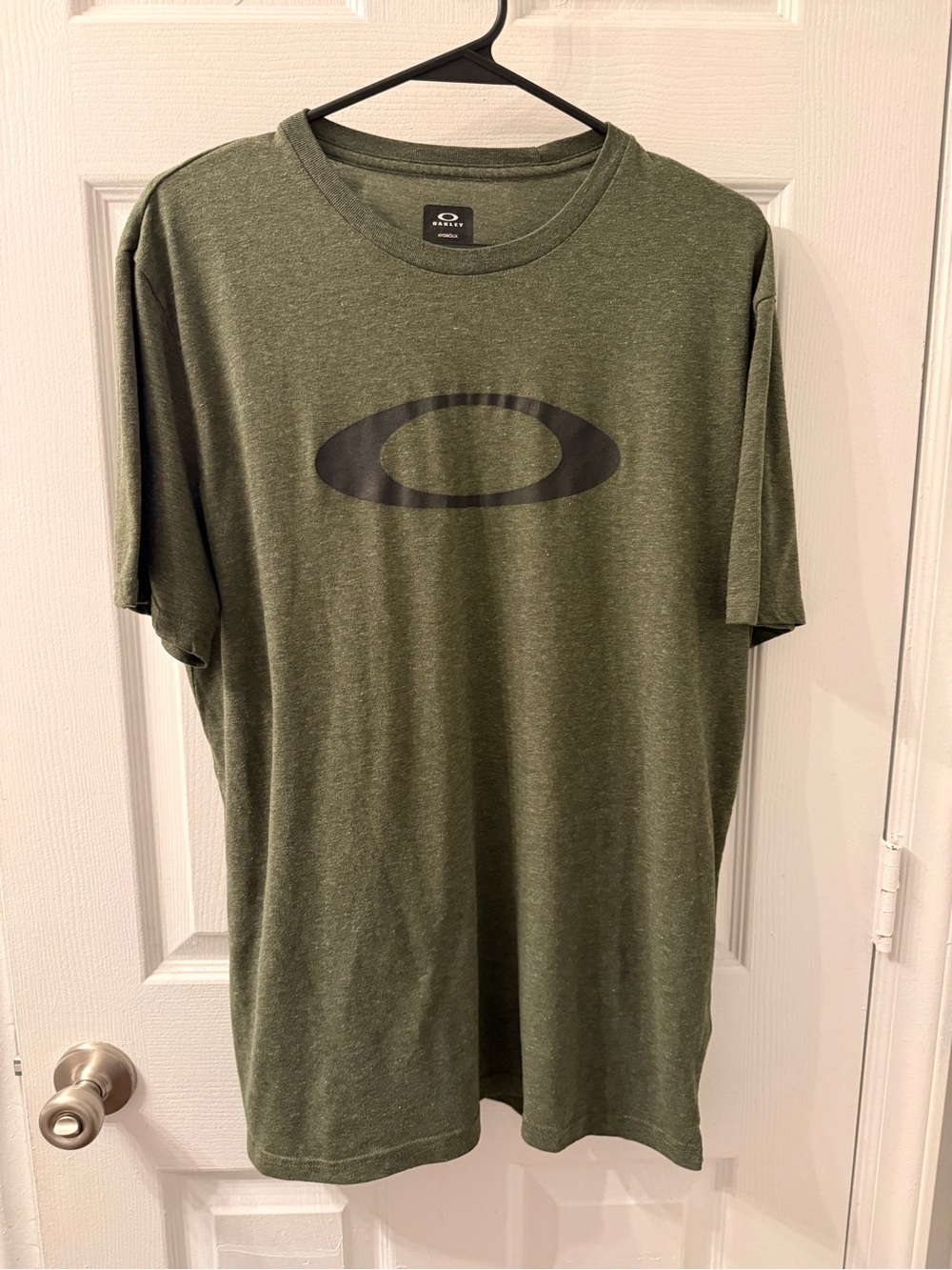 Oakley Men's Olive Green Logo Short Sleeve Tee